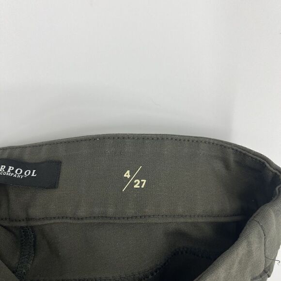 Liverpool Pants Size 4/27 Womens Green Skinny Sienna Pull On Legging Ponte Knit - Picture 7 of 11